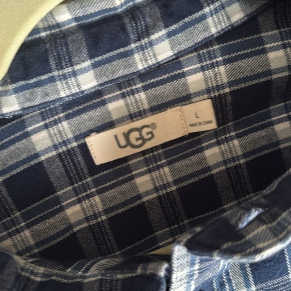 Ugg 100% Cotton Flannel Size Large - Picture 3 of 7